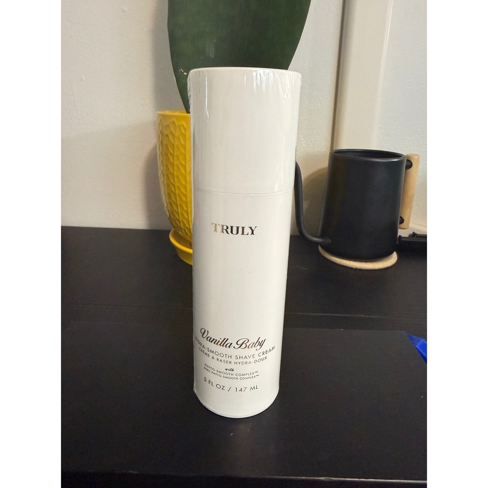 Truly Beauty Vanilla Baby Hydra-Smooth Shave Cream 5oz Phyto-Smooth Complex New